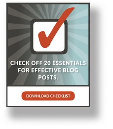blog checklist