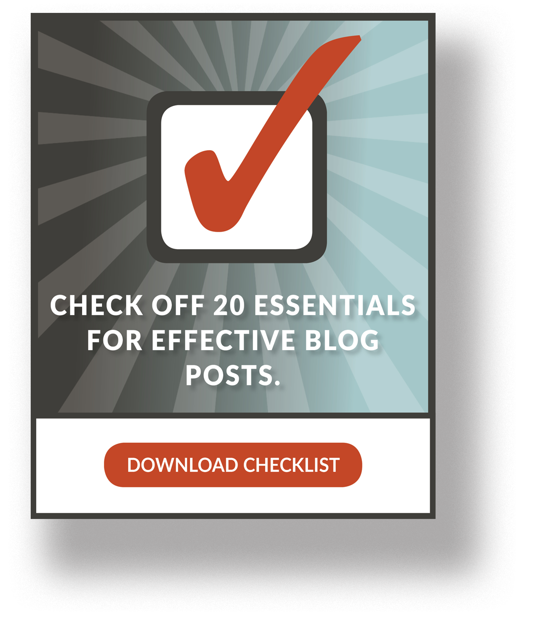 Blog Essentials Checklist