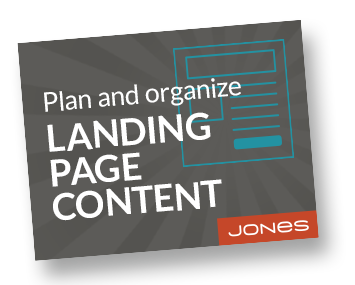 landing page content template