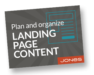 landing page content template