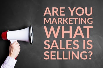 Are You Marketing What Sales Is Selling_
