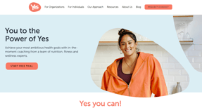 Client Success Yes Health Moves Website to HubSpot For Greater Functionality - Img2