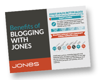 benefits of blogging with JONES