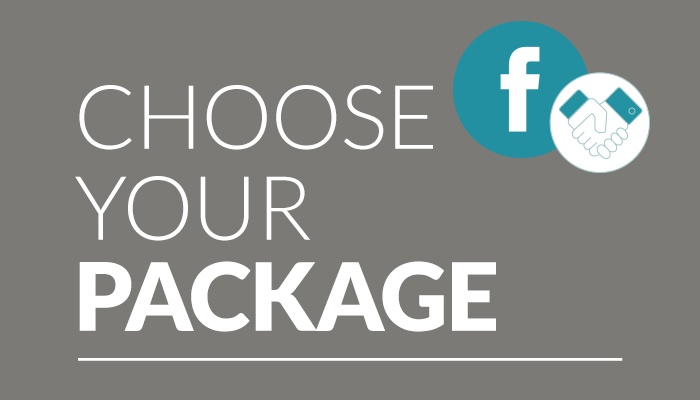 FB4SMB Choose your package Grey banner