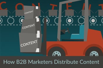 How B2B Marketers Distribute Content [infographic]