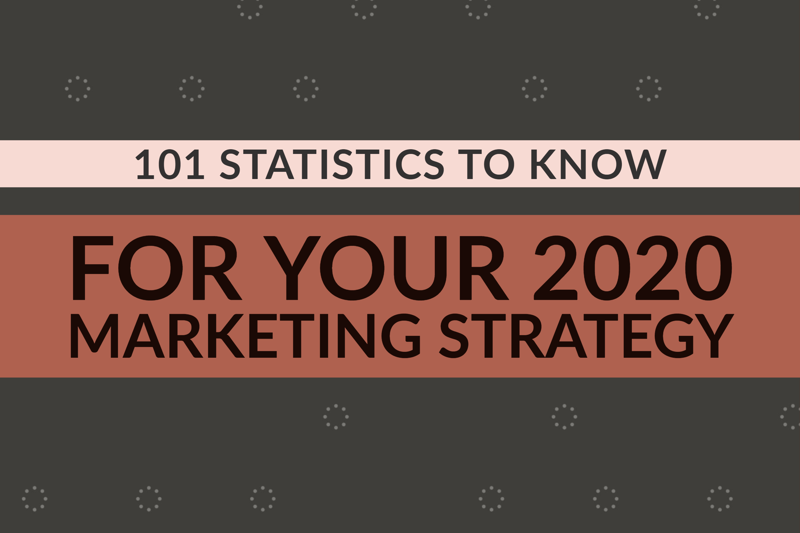 101 Statistics To Know For Your 2020 Marketing Strategy