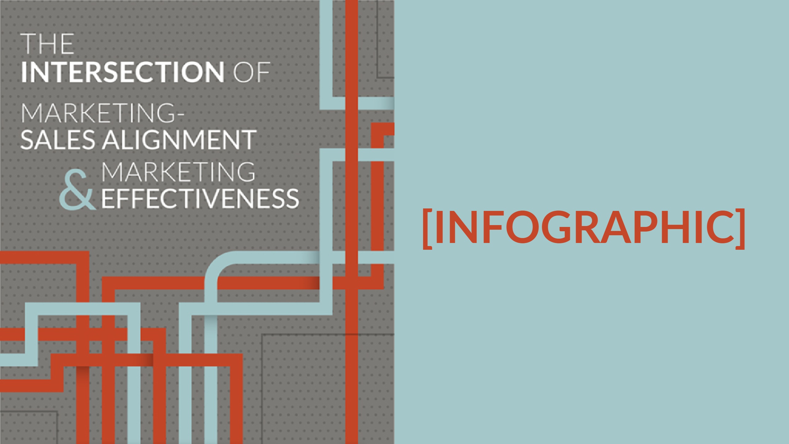 Marketing Infographic: Where Alignment & Effectiveness Intersect