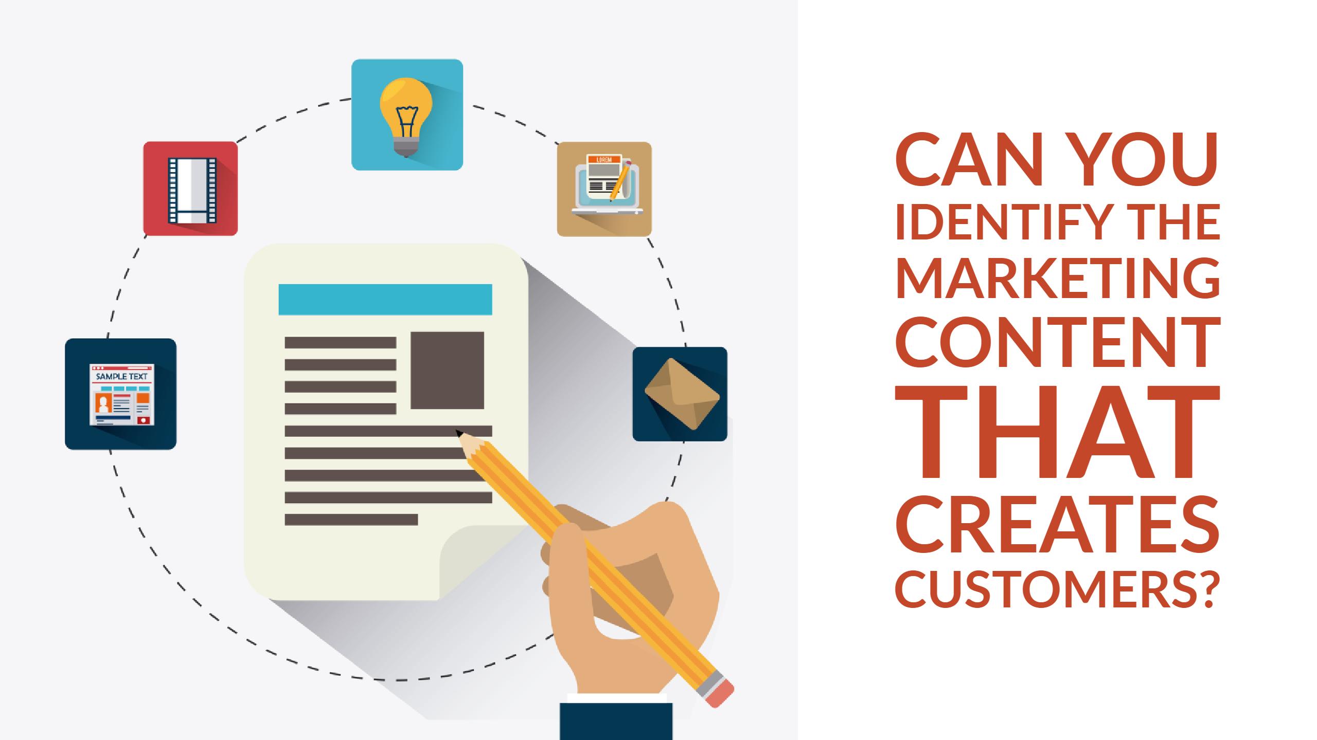 Identify the Marketing Content That Creates Customers
