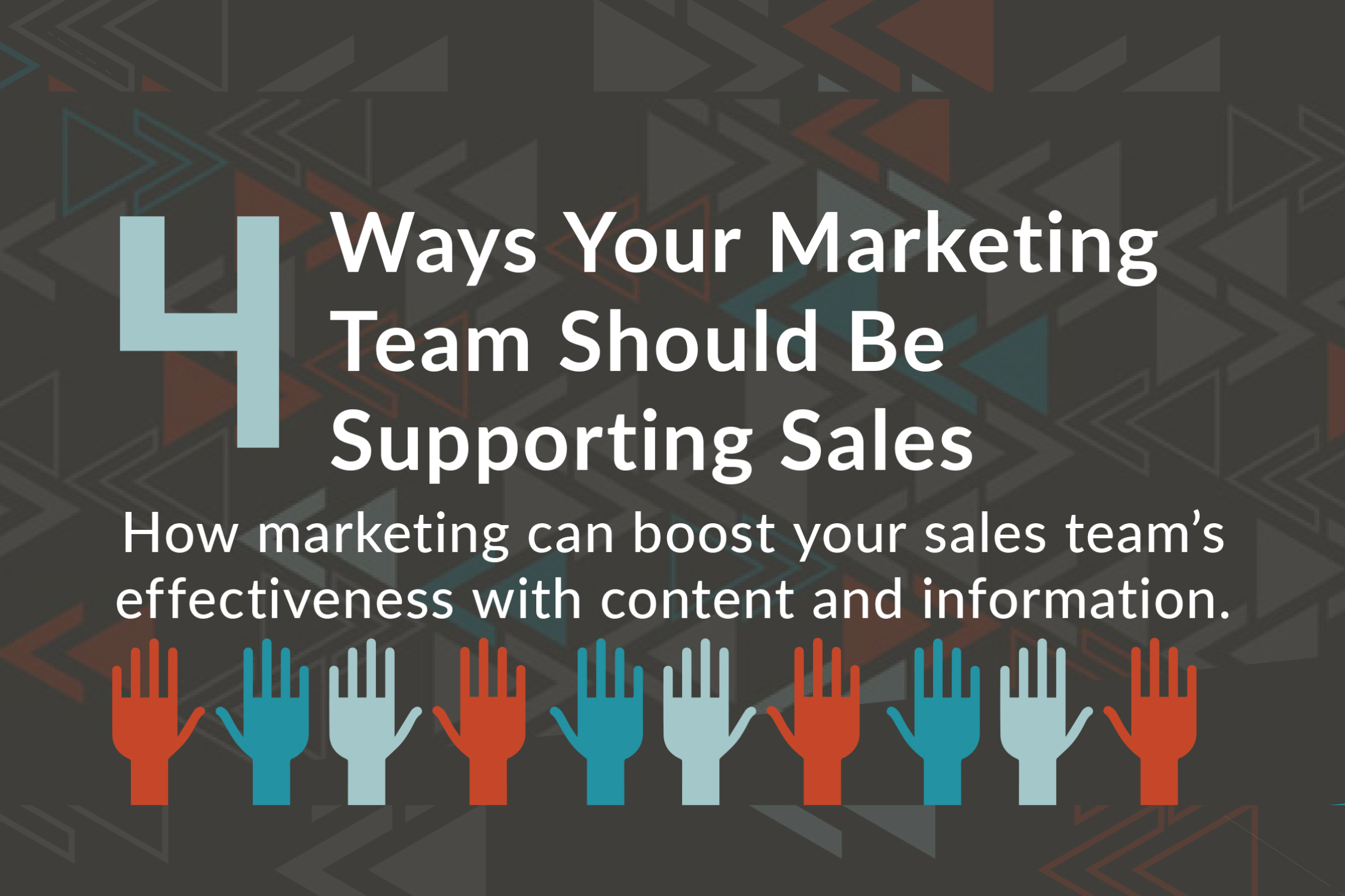 How Marketing Can Make Your Sales Department More Effective (infographic)