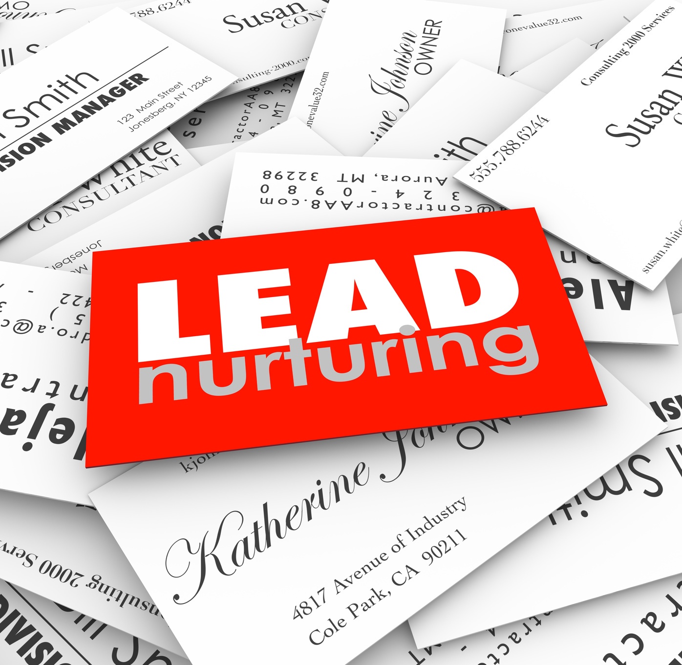 Thank you pages, emails kick off lead nurturing