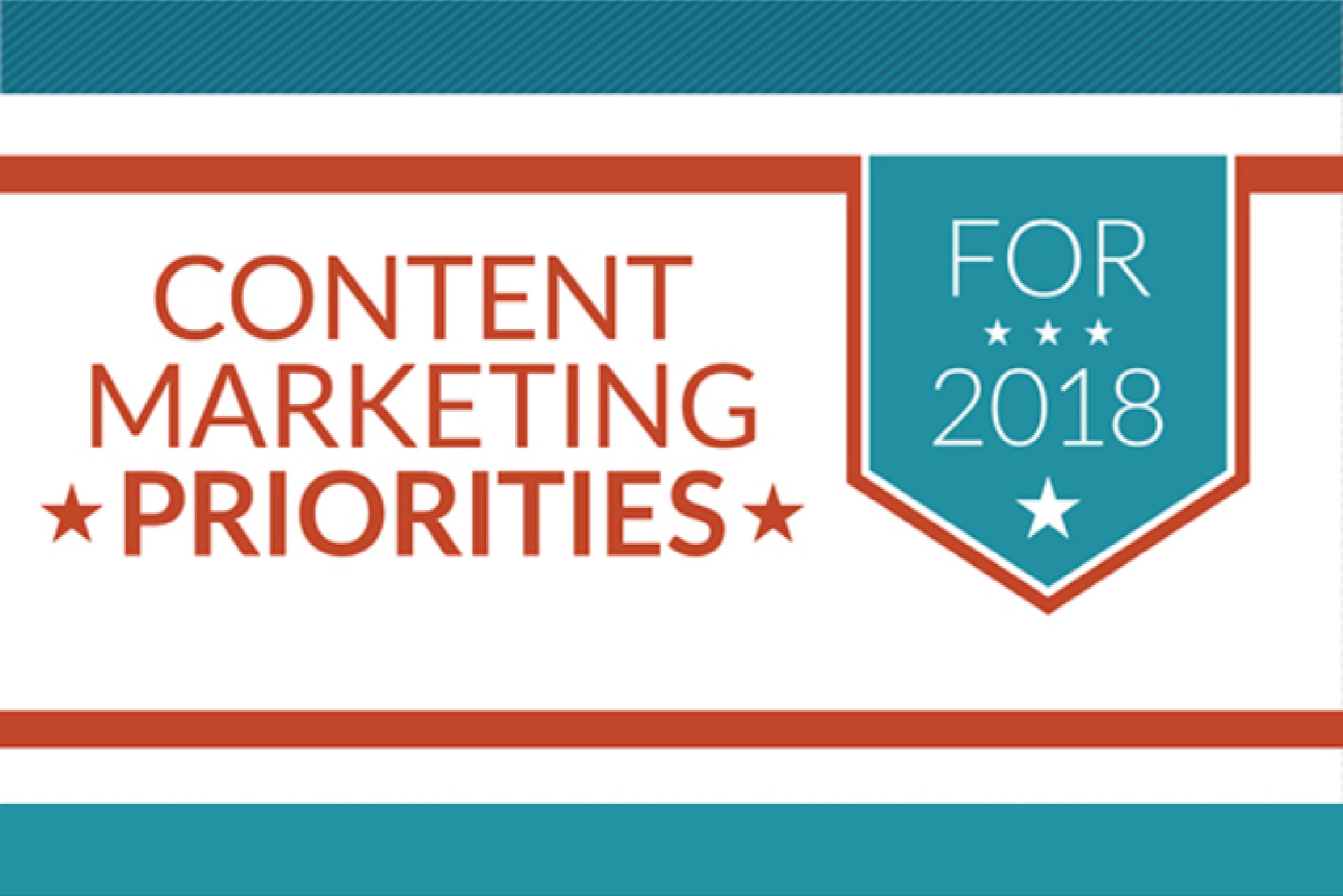 Content Marketing Priorities for 2018 [infographic]