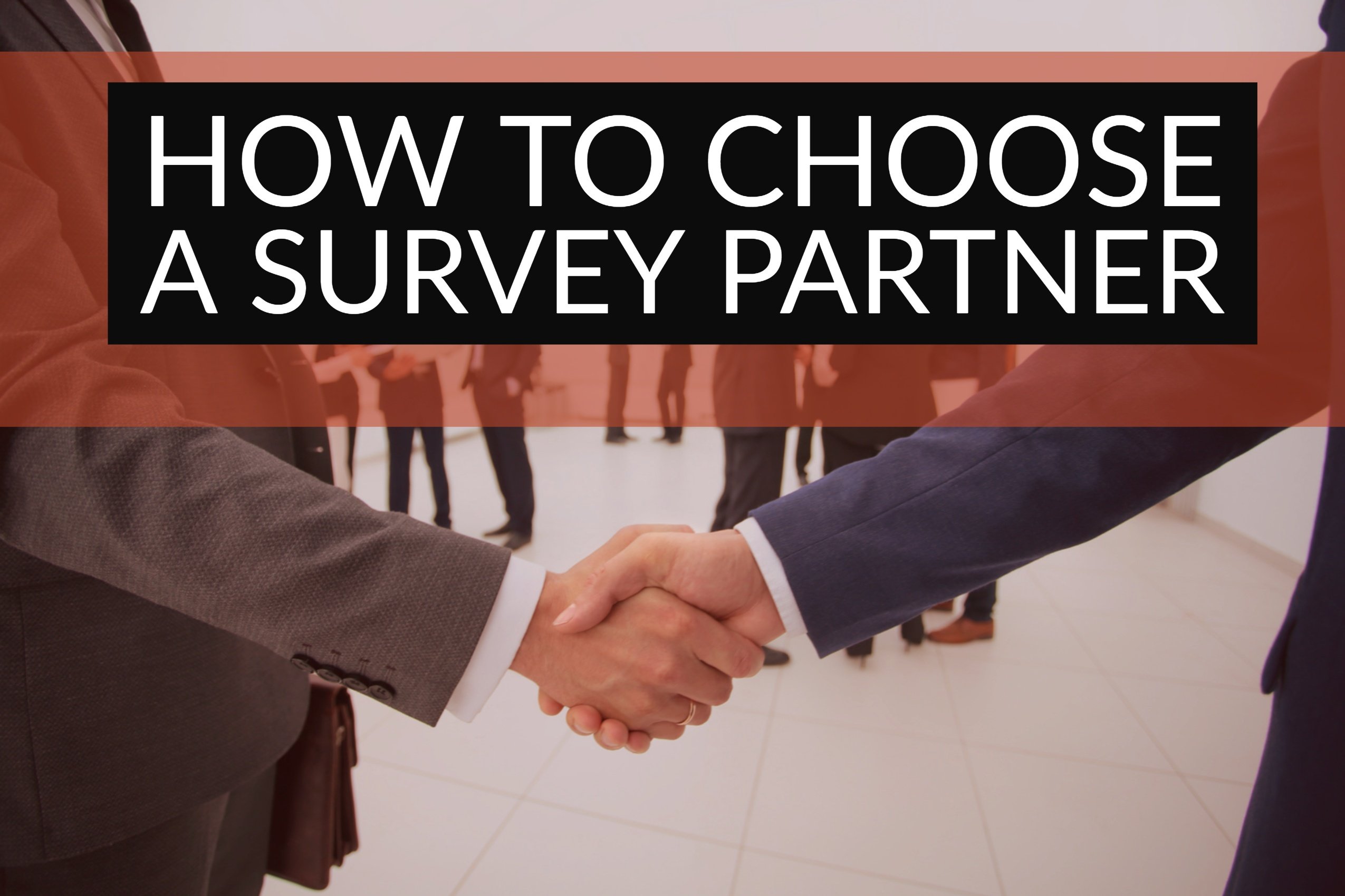 How To: Choosing A Survey Partner